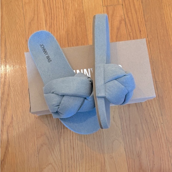 JOHNNY WAS Ojai Sandal in Blue - Women’s Size 9 - New In Box - Picture 3 of 10